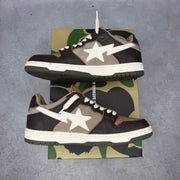 Bapesta Sk8 Sta Brown Ivory Brown *pre-owned* SIZE 9