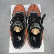 Nike Air Force 1 Nike By You Snakeskin Orange Black