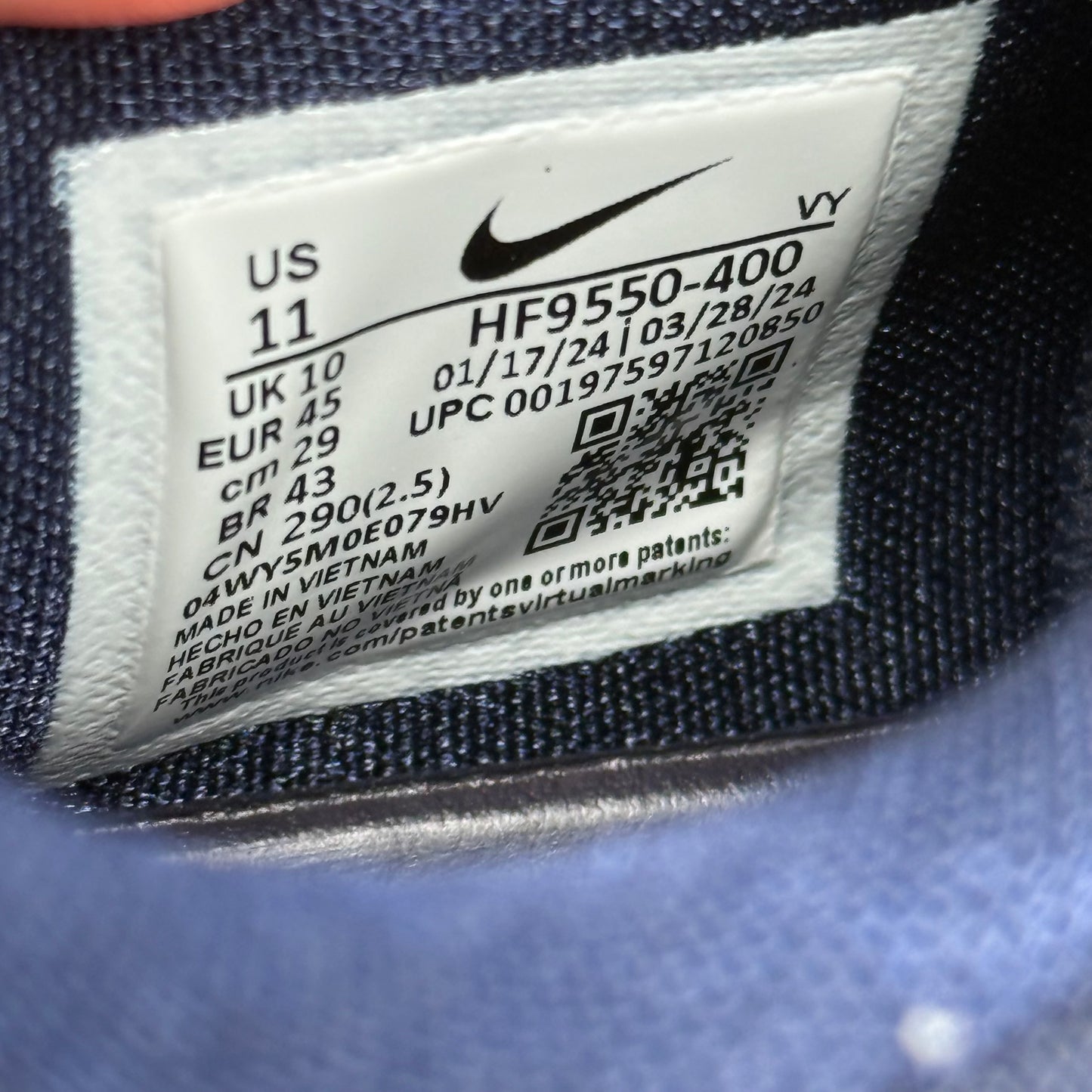 Nike Kobe 8 Protro College Navy *pre-owned* SIZE 11