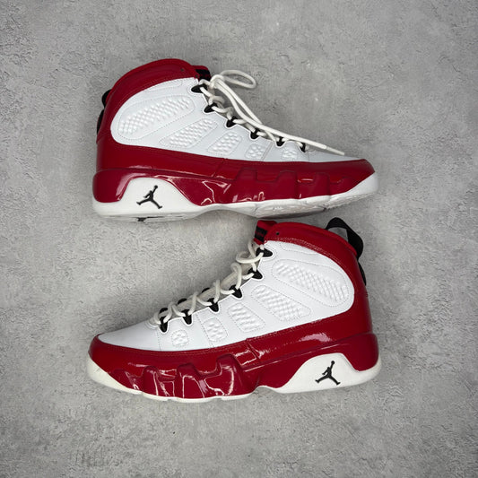 Jordan 9 Retro White Gym Red *pre - owned* SIZE 9 - Kicks Collective PA - Jordan - 302370-160 - Men's Shoes - 9M/10.5W - Pre - Owned - No Box