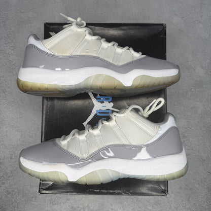 Jordan 11 Retro Low Cement Grey *pre - owned* SIZE 12 - Kicks Collective PA - Jordan - AV2187-140 - Men's Shoes - 12M/13.5W - Pre - Owned