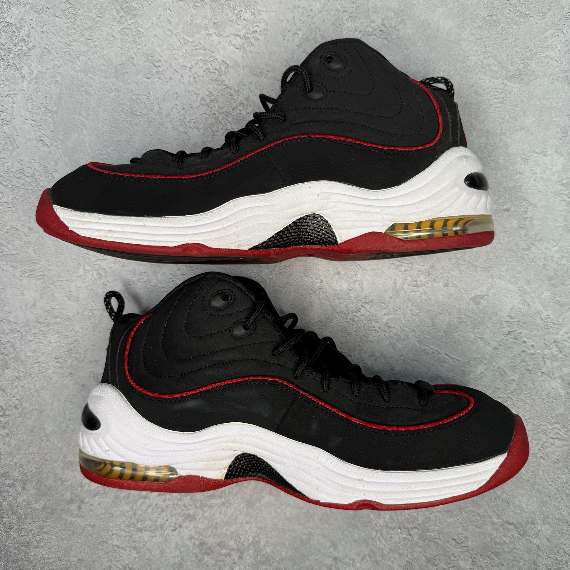 Nike Air Penny II Miami Heat *pre - owned* SIZE 10 - Kicks Collective PA - Nike - 333886 - 002 - Men's Shoes - 10M/11.5W - Pre - Owned