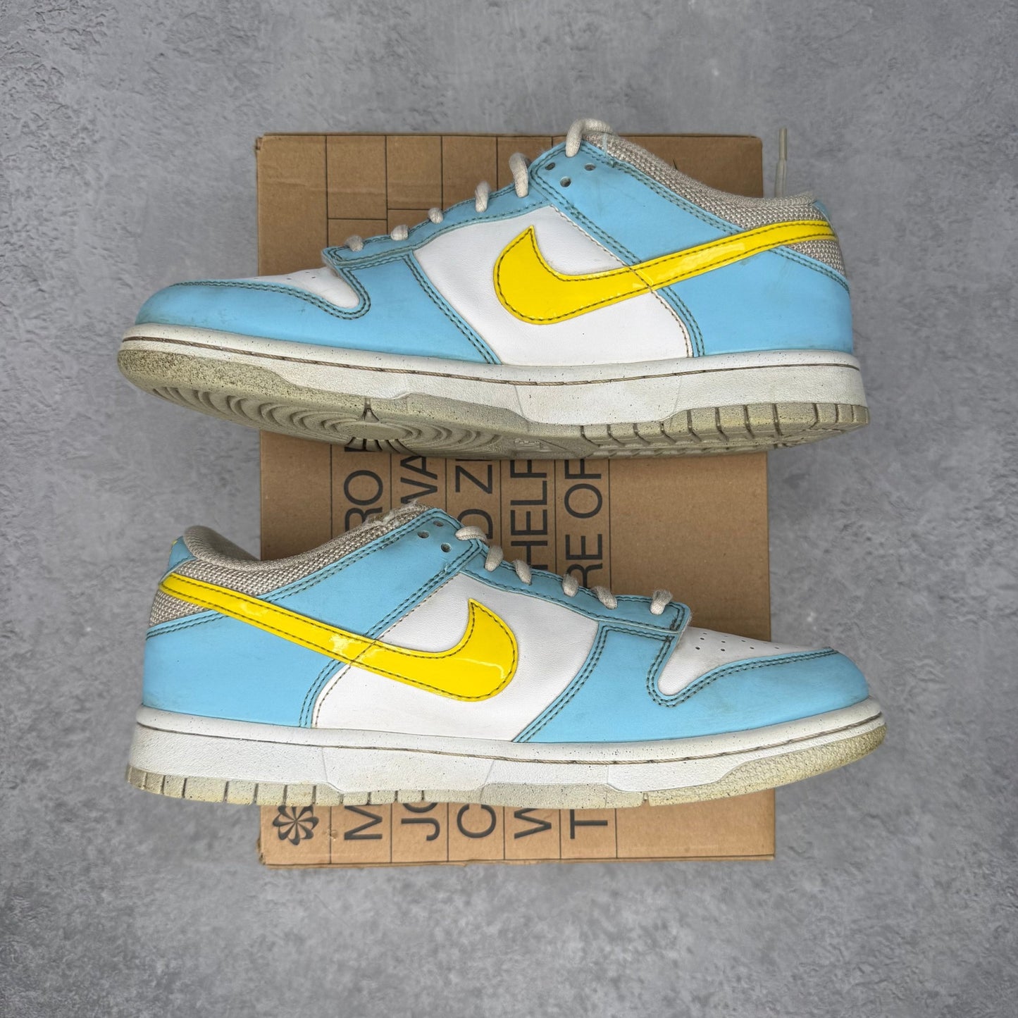 Nike Dunk Low Next Nature Homer Simpson (GS) *pre - owned* SIZE 6.5Y - Kicks Collective PA - Nike - DX3382-400 - Kid's Shoes - 6.5Y - Pre - Owned