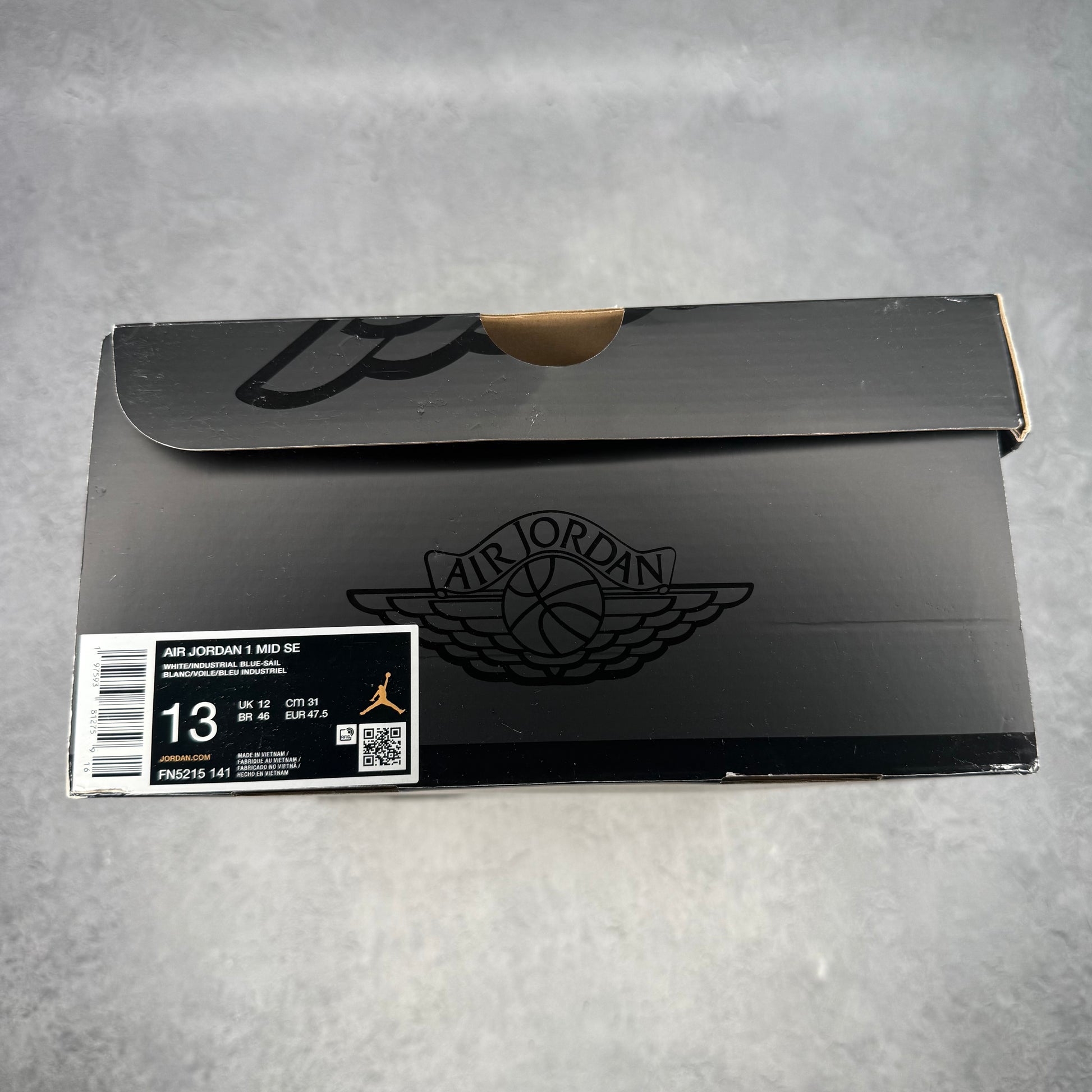 Jordan 1 Mid SE Industrial Blue VNDS *pre-owned* SIZE 13