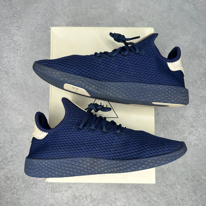 adidas Tennis Hu Pharrell Solid Dark Blue *pre - owned* SIZE 9.5 - Kicks Collective PA - adidas - BY8719 - Men's Shoes - 9.5M/11W - Pre - Owned