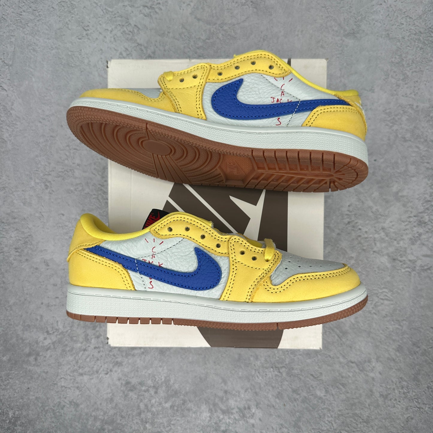 Jordan 1 Retro Low OG SP Travis Scott Canary (PS)