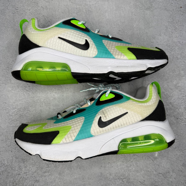 Nike Air Max 200 White Electric Green Oracle Aqua *pre - owned* SIZE 8 - Kicks Collective PA - Nike - CJ0575-101 - Men's Shoes - 8M/9.5W - Pre - Owned - No Box