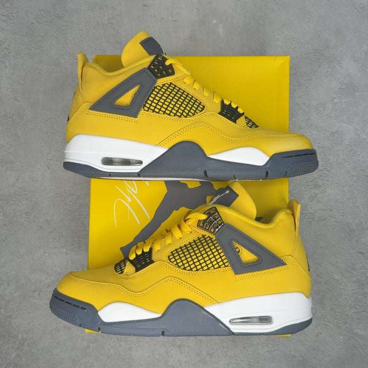 Jordan 4 Retro Lightning (2021) 9 (Pre-Owned) - front