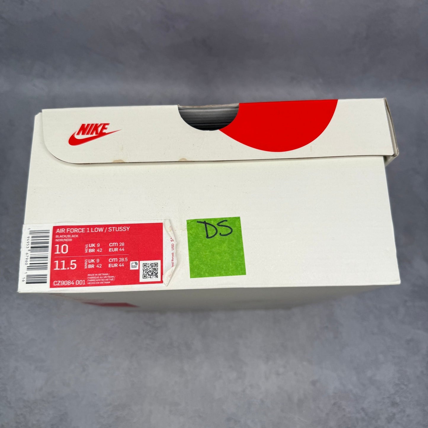 Nike Air Force 1 Low Stussy Black - Kicks Collective PA - Nike - CZ9084-001 - Men's Shoes - 10M/11.5W - Brand New