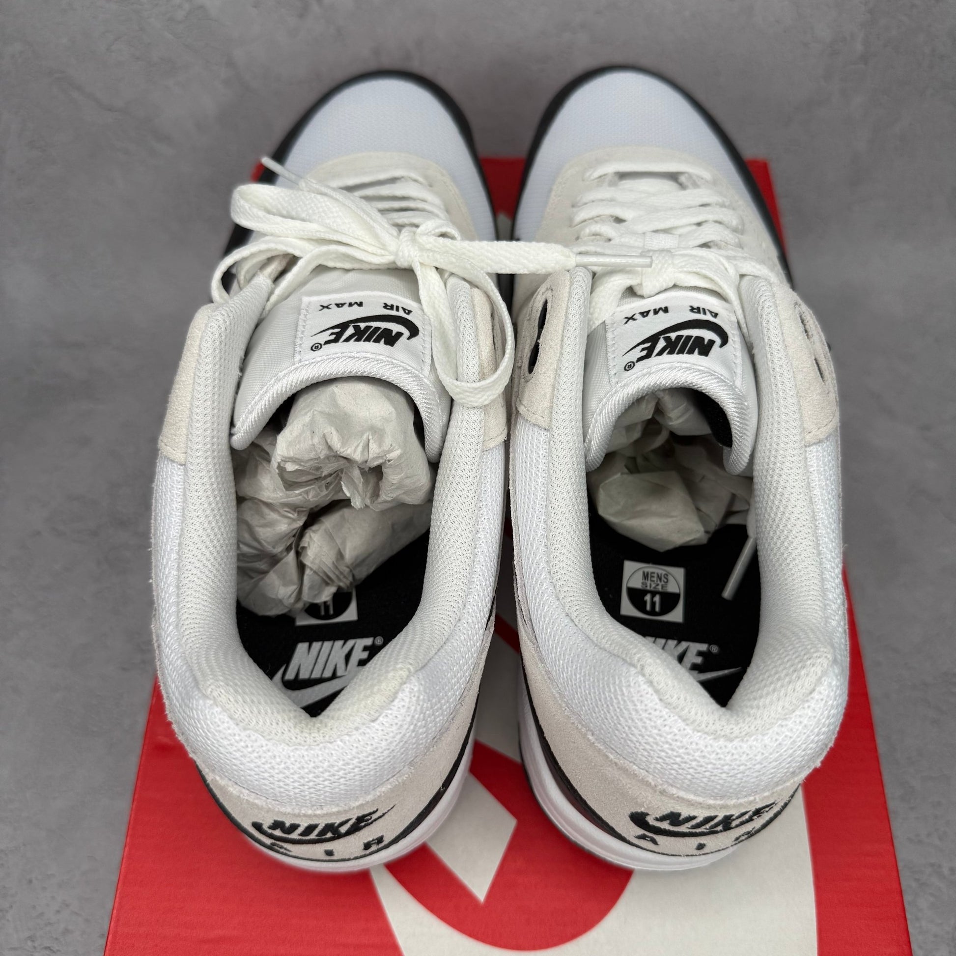 Nike Air Max 1 White Black - Kicks Collective PA - Nike - FD9082 - 107 - Men's Shoes - 11M/12.5W - Brand New