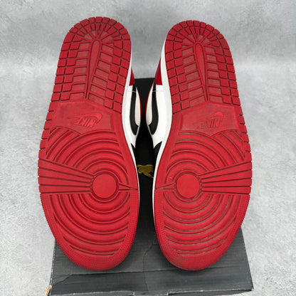 Jordan 1 Low Bred Toe *pre - owned* SIZE 12 - Kicks Collective PA - Jordan - 553558-612 - Men's Shoes - 12M/13.5W - Pre - Owned