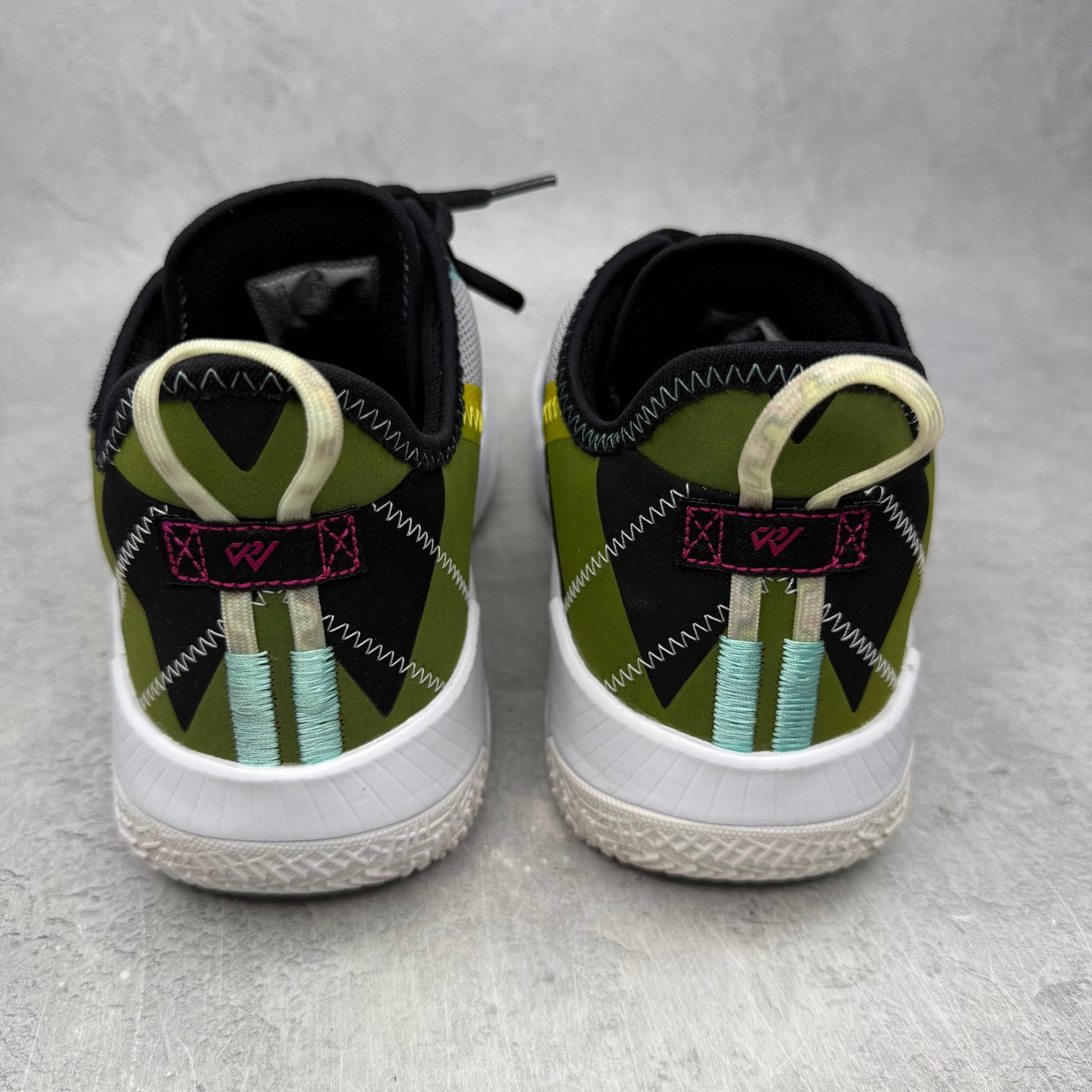 Jordan One Take 2 Wolf Grey Aurora Green *pre - owned* SIZE 12 - Kicks Collective PA - Jordan - CW2457-003 - Men's Shoes - 12M/13.5W - Pre - Owned - No Box