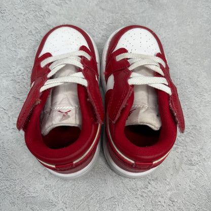 Jordan 1 Low Alt Gym Red White (TD) *pre-owned* SIZE 6C