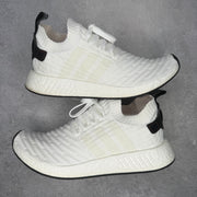 adidas NMD R2 White Black pre-owned size 10.5