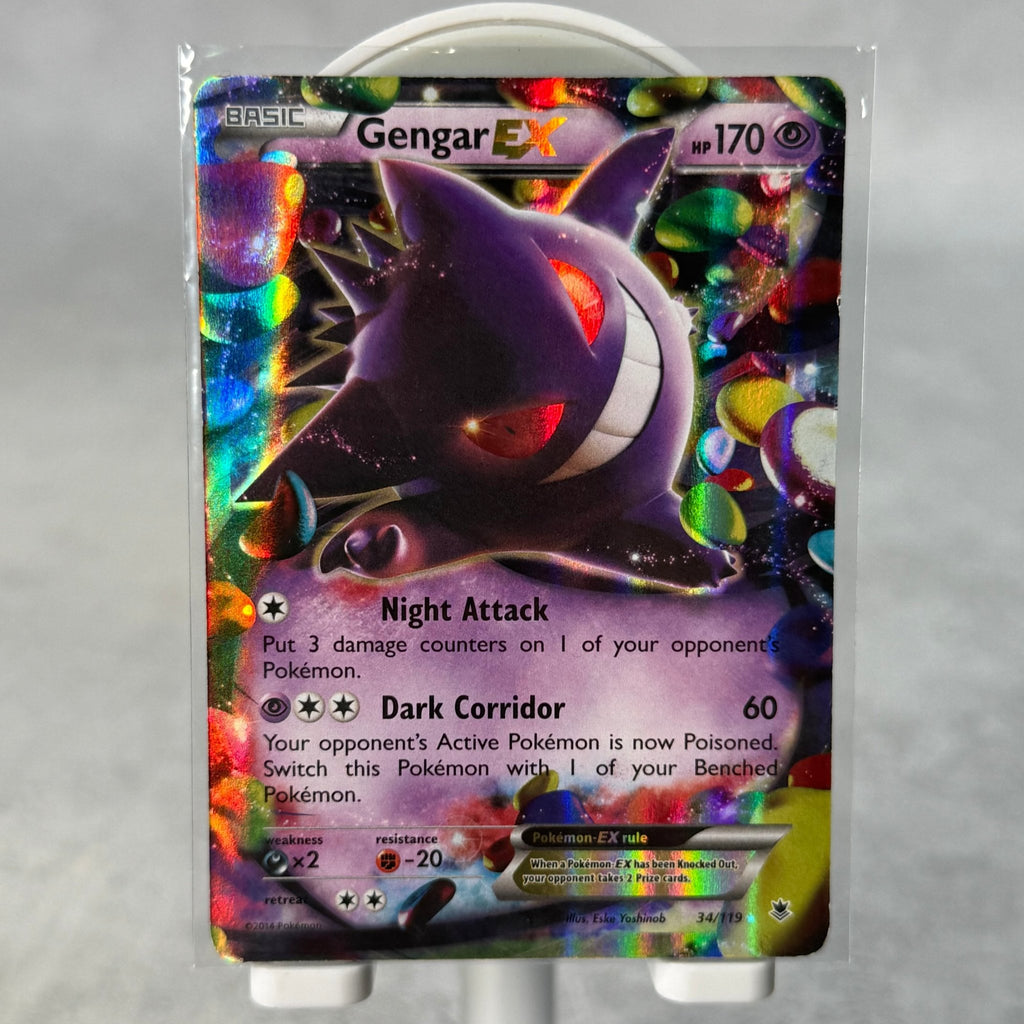 Pokemon Gengar EX 34/119 XY Phantom Forces - Kicks Collective PA - Pokemon - POKEMON 464 - Accessories - OS - Pre-Owned