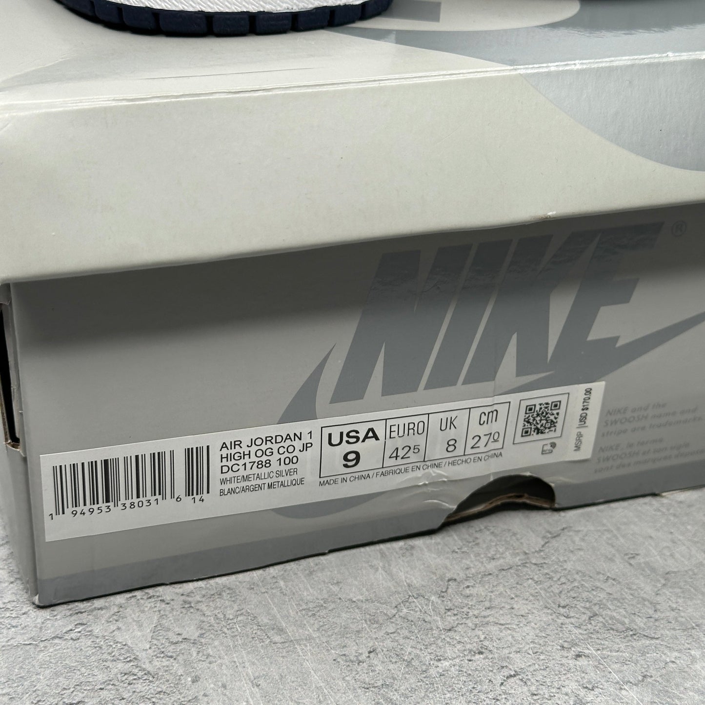 Jordan 1 Retro High CO.JP Midnight Navy (2020) *pre - owned* SIZE 9 - Kicks Collective PA - Jordan - DC1788-100 - Men's Shoes - 9M/10.5W - Pre - Owned