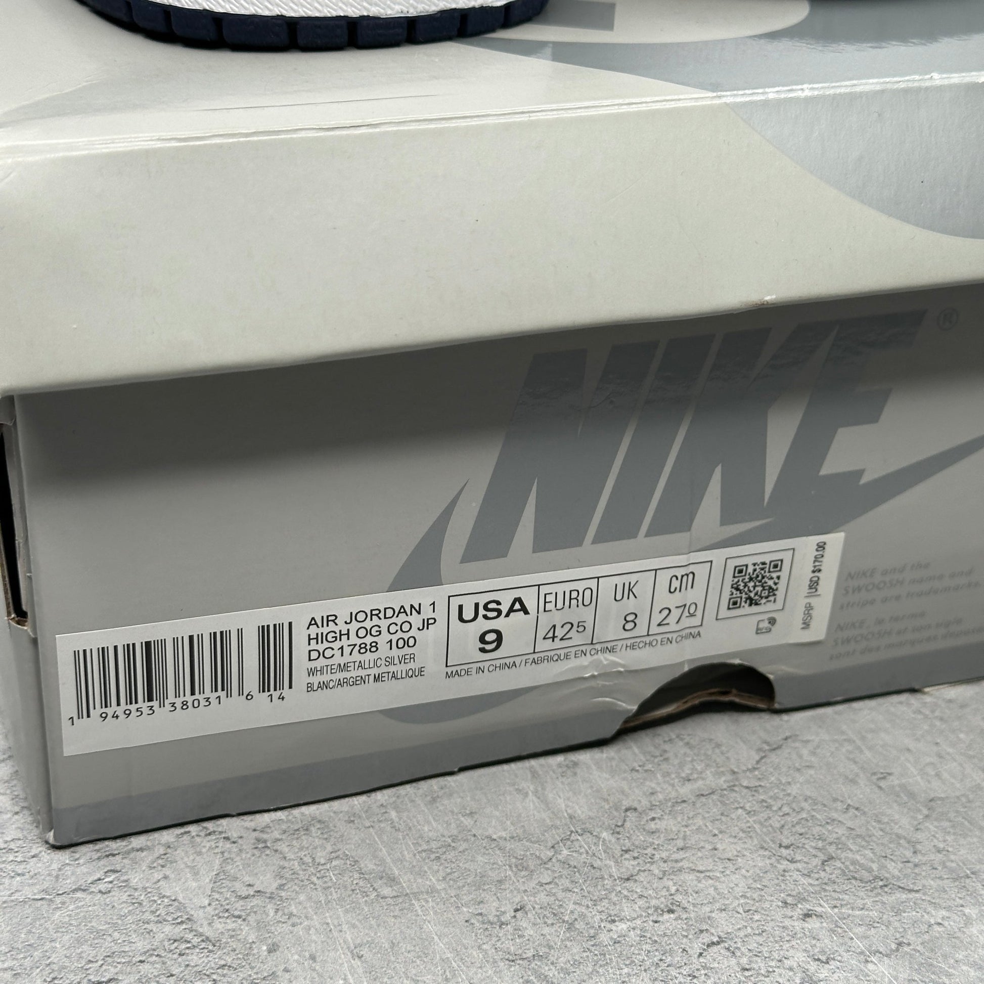 Jordan 1 Retro High CO.JP Midnight Navy (2020) *pre - owned* SIZE 9 - Kicks Collective PA - Jordan - DC1788-100 - Men's Shoes - 9M/10.5W - Pre - Owned