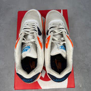 Nike Air Max 90 White Photo Blue Total Orange *pre-owned* SIZE 8.5