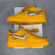 Nike Air Force 1 Low Off - White ICA University Gold *pre - owned* SIZE 9 - Kicks Collective PA - Nike - DD1876-700 - Men's Shoes - 9M/10.5W - Pre - Owned