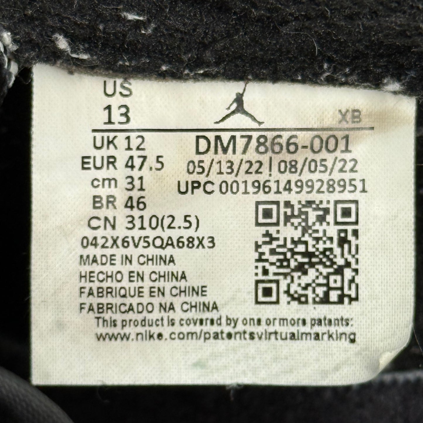 Jordan 1 Retro Low OG SP Travis Scott Black Phantom *pre-owned* SIZE 13