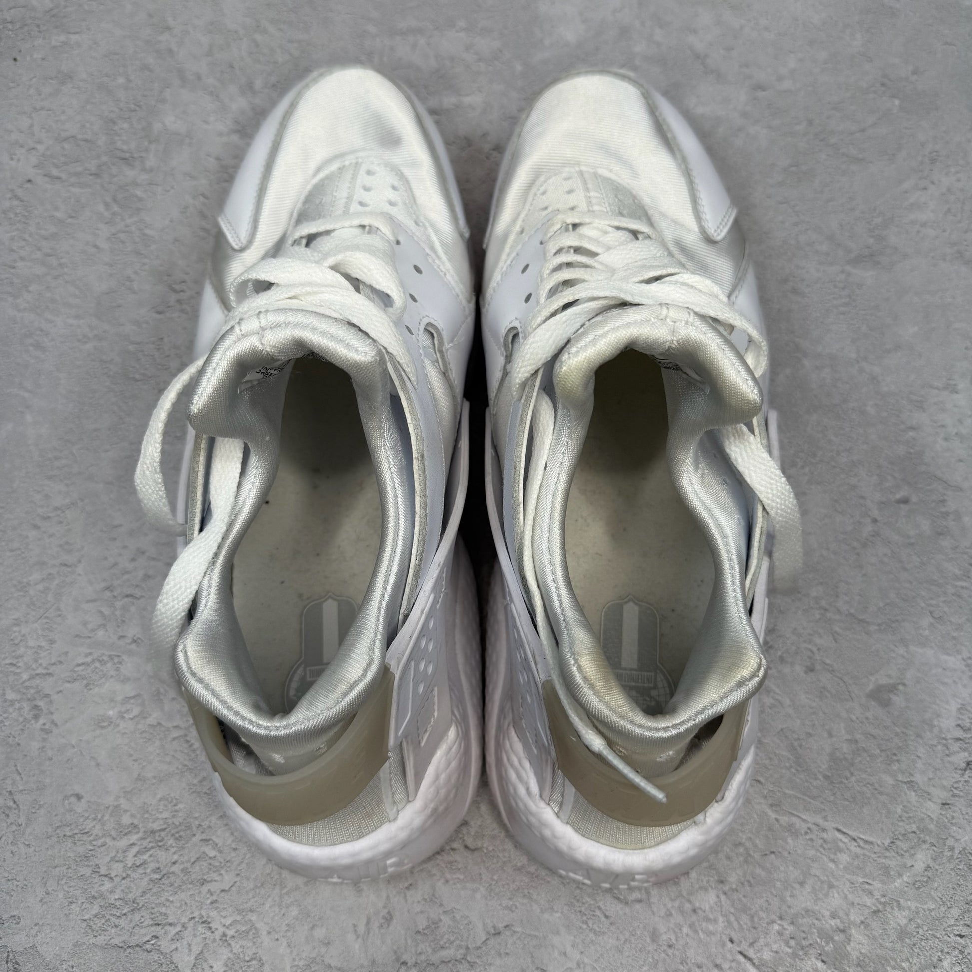 Nike Air Huarache White Pure Platinum (2021) *pre - owned* SIZE 12 - Kicks Collective PA - Nike - DD1068 - 102 - Men's Shoes - 12M/13.5W - Pre - Owned