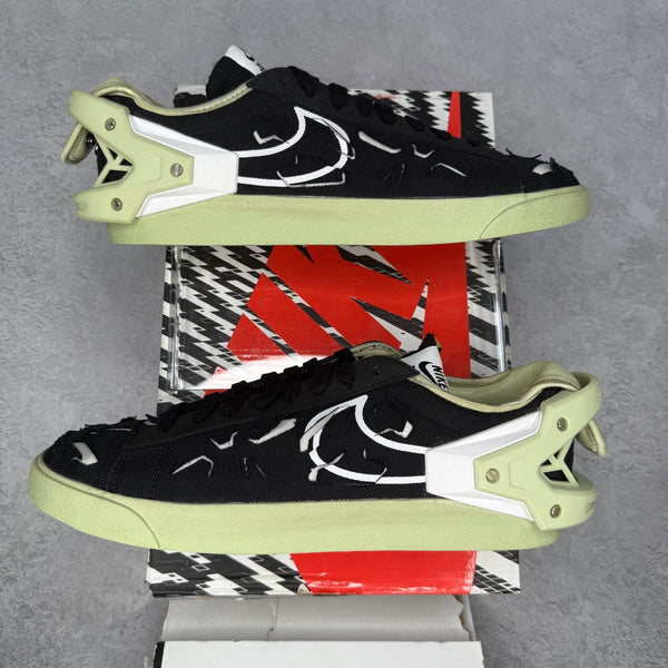 Nike Blazer Low Acronym Black Olive Aura - Kicks Collective PA - Nike - DO9373-001 - Men's Shoes - 11M/12.5W - Brand New - Original Box (Damaged)