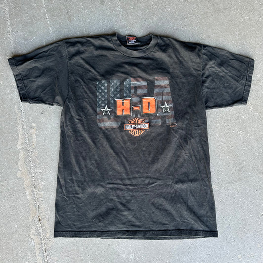 Vintage Harley Davidson HD USA Tee *pre-owned* (size Large)