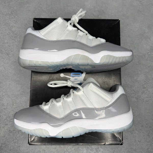 Jordan 11 Retro Low Cement Grey *pre - owned* SIZE 9.5 - Kicks Collective PA - Jordan - AV2187-140 - Men's Shoes - 9.5M/11W - Pre - Owned