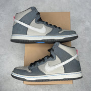 Nike SB Dunk High Pro Medium Grey Pink 10 (Pre-Owned) - front