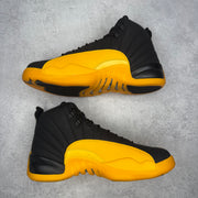 Jordan 12 Retro Black University Gold *pre-owned* SIZE 8