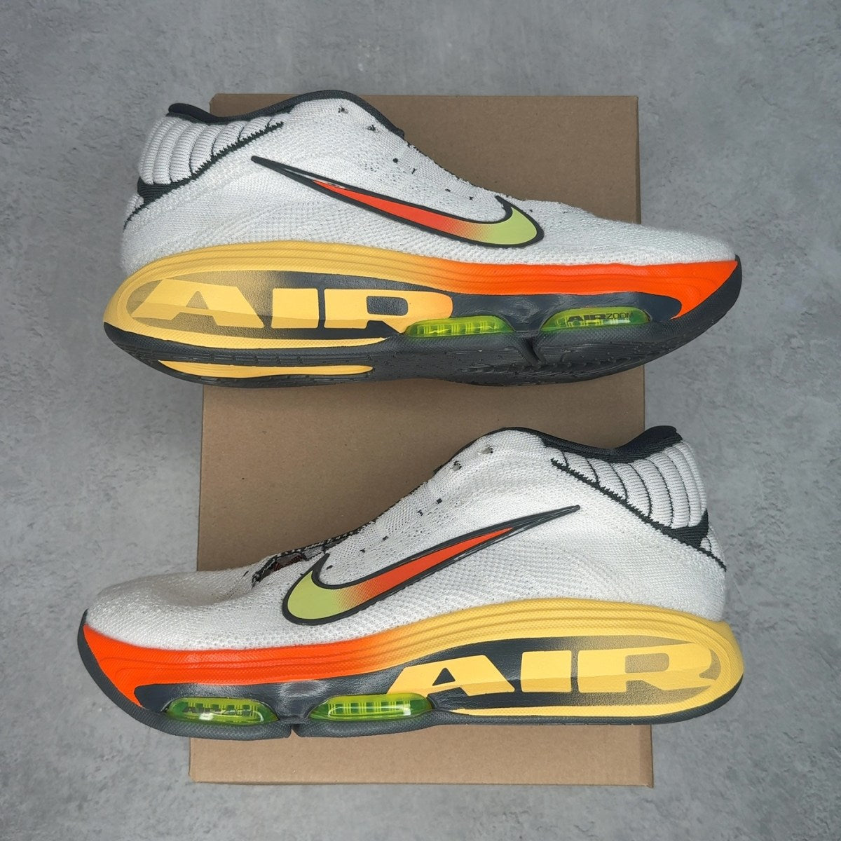 Nike Air Zoom GT Hustle 3 Big Air White Safety Orange 10 (Pre-Owned) - Image 1