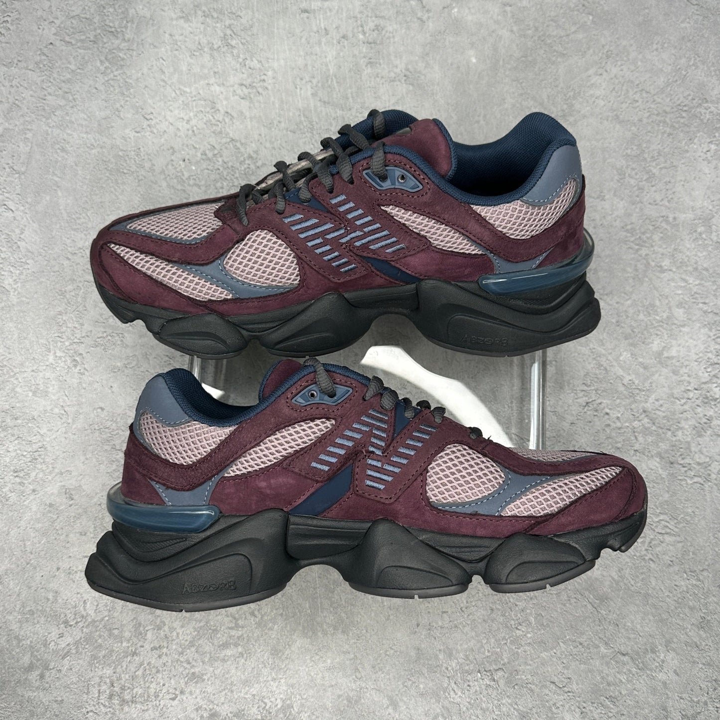 New Balance 9060 Plum Brown Ice Wine *pre - owned* SIZE 7.5 - Kicks Collective PA - New Balance - U9060RFC - Men's Shoes - 7.5M/9W - Pre - Owned - No Box