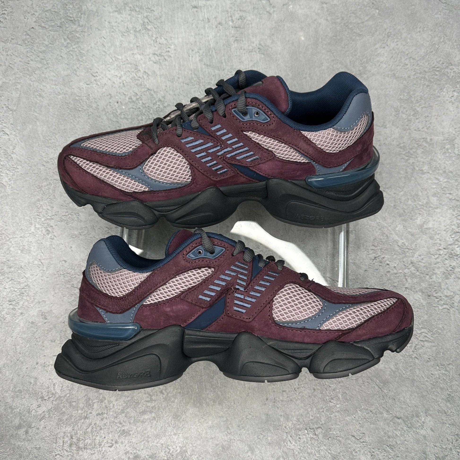 New Balance 9060 Plum Brown Ice Wine *pre - owned* SIZE 7.5 - Kicks Collective PA - New Balance - U9060RFC - Men's Shoes - 7.5M/9W - Pre - Owned - No Box