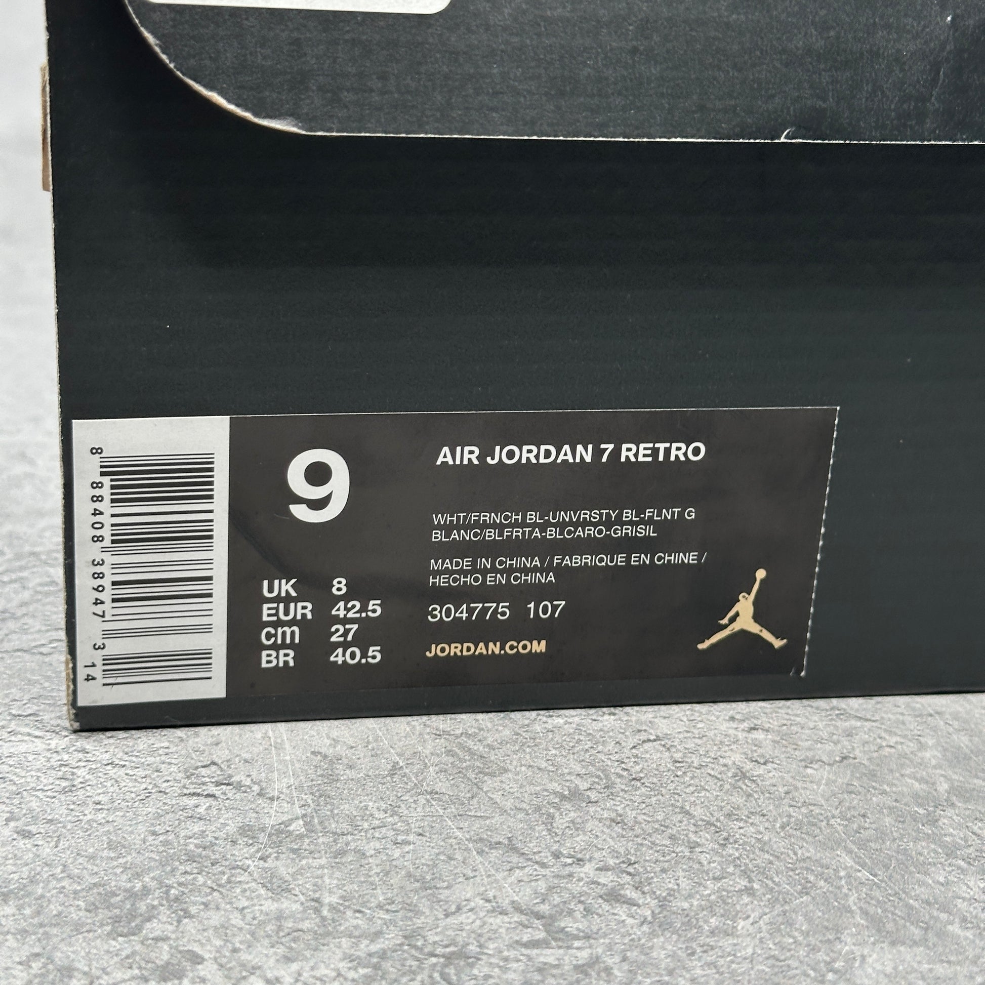 Jordan 7 Retro French Blue (2015) *pre-owned* SIZE 9