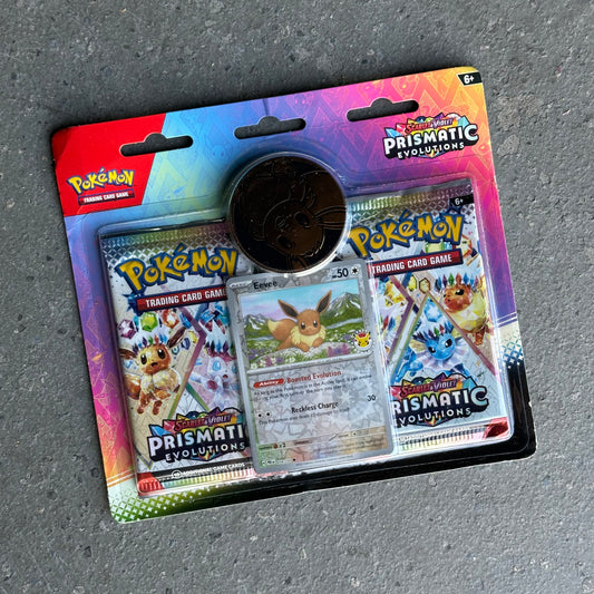 Pokémon Scarlet & Violet Prismatic Evolutions 2 Booster Pack Blister Box