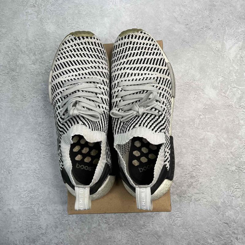 adidas NMD R1 STLT Grey Black *pre - owned* SIZE 9 - Kicks Collective PA - adidas - CQ2387 - Men's Shoes - 9M/10.5W - Pre - Owned - Replacement Box