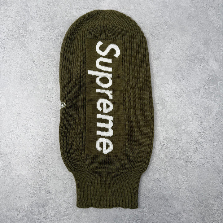 Supreme New Era Balaclava Olive