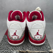 Jordan 3 Retro Cardinal Red *pre-owned* SIZE 8.5