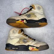 Jordan 5 Retro Off-White Sail *pre-owned* SIZE 8