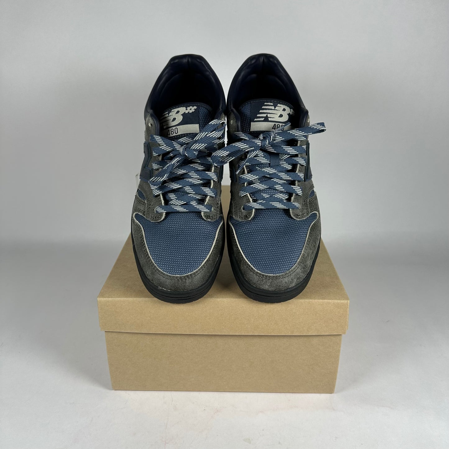 New Balance Numeric 480 Grey Navy *pre-owned* size 9
