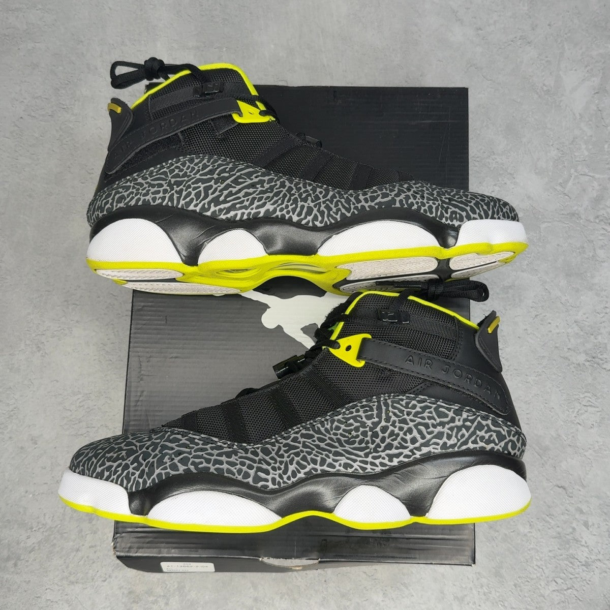 Jordan 6 Rings Venom Green 10.5 (Pre-Owned) - Kicks Collective PA - Jordan - 322992-033-10.5-PO-1 - Pre-Owned Sneakers - 10.5M / 12W