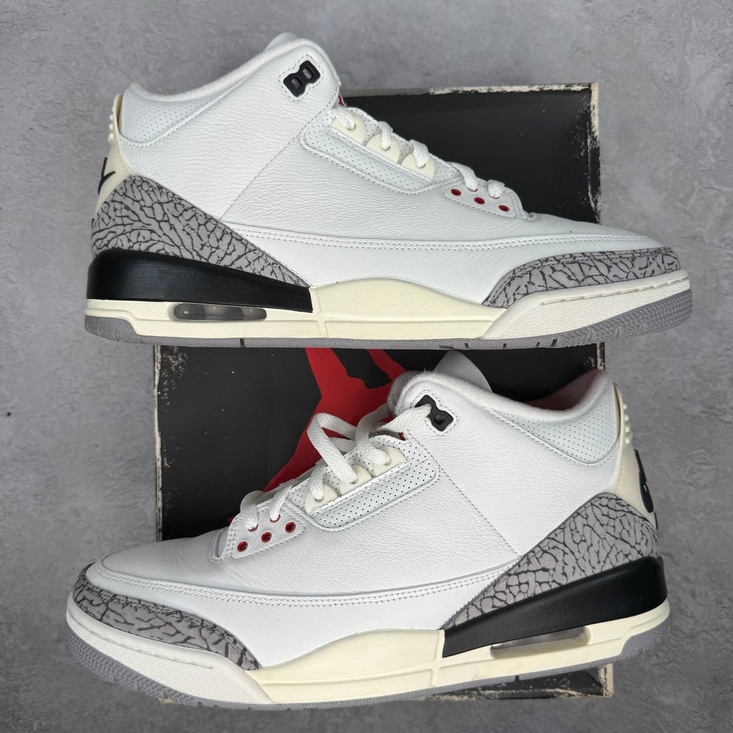 Jordan 3 Retro White Cement Reimagined *pre - owned* SIZE 13 - Kicks Collective PA - Jordan - DN3707 - 100 - Men's Shoes - 13M/14.5W - Pre - Owned