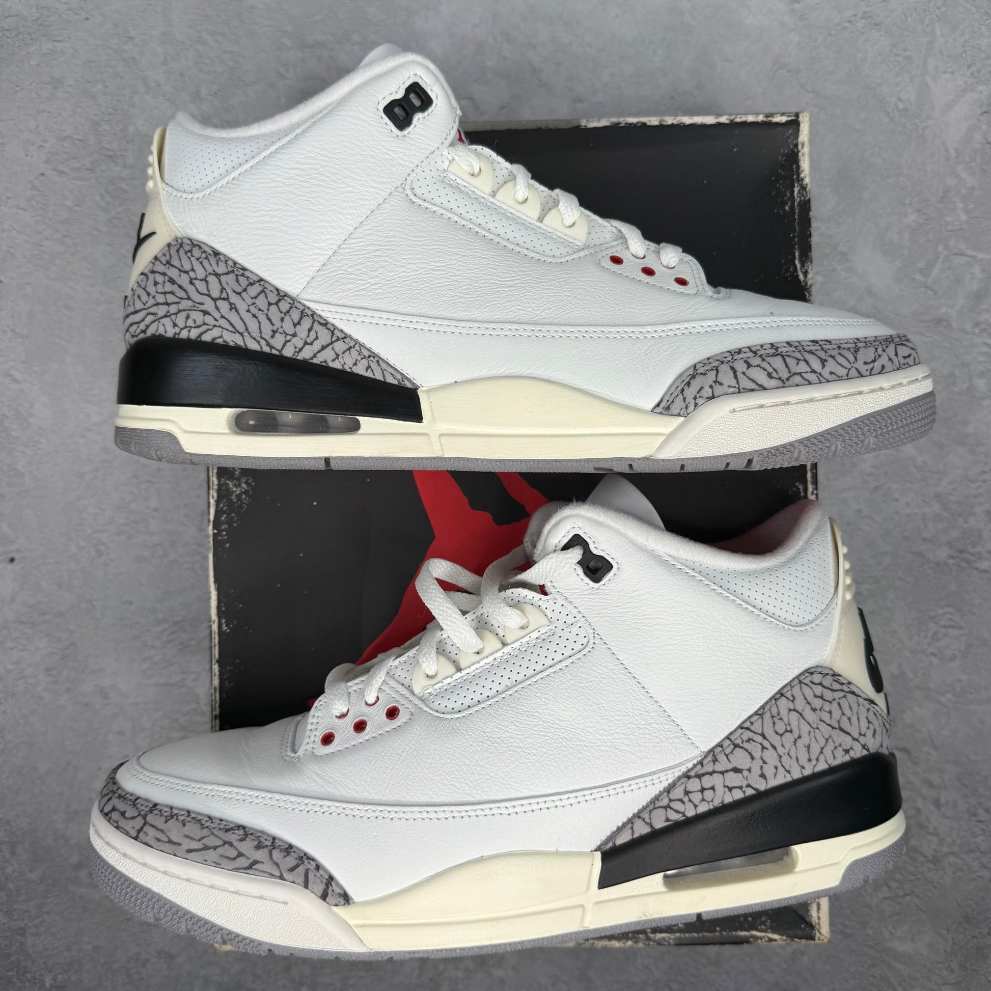 Jordan 3 Retro White Cement Reimagined *pre - owned* SIZE 13 - Kicks Collective PA - Jordan - DN3707 - 100 - Men's Shoes - 13M/14.5W - Pre - Owned