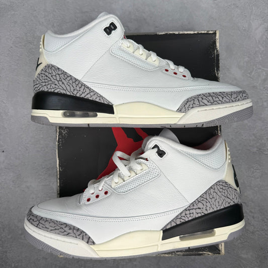 Jordan 3 Retro White Cement Reimagined *pre - owned* SIZE 13 - Kicks Collective PA - Jordan - DN3707 - 100 - Men's Shoes - 13M/14.5W - Pre - Owned