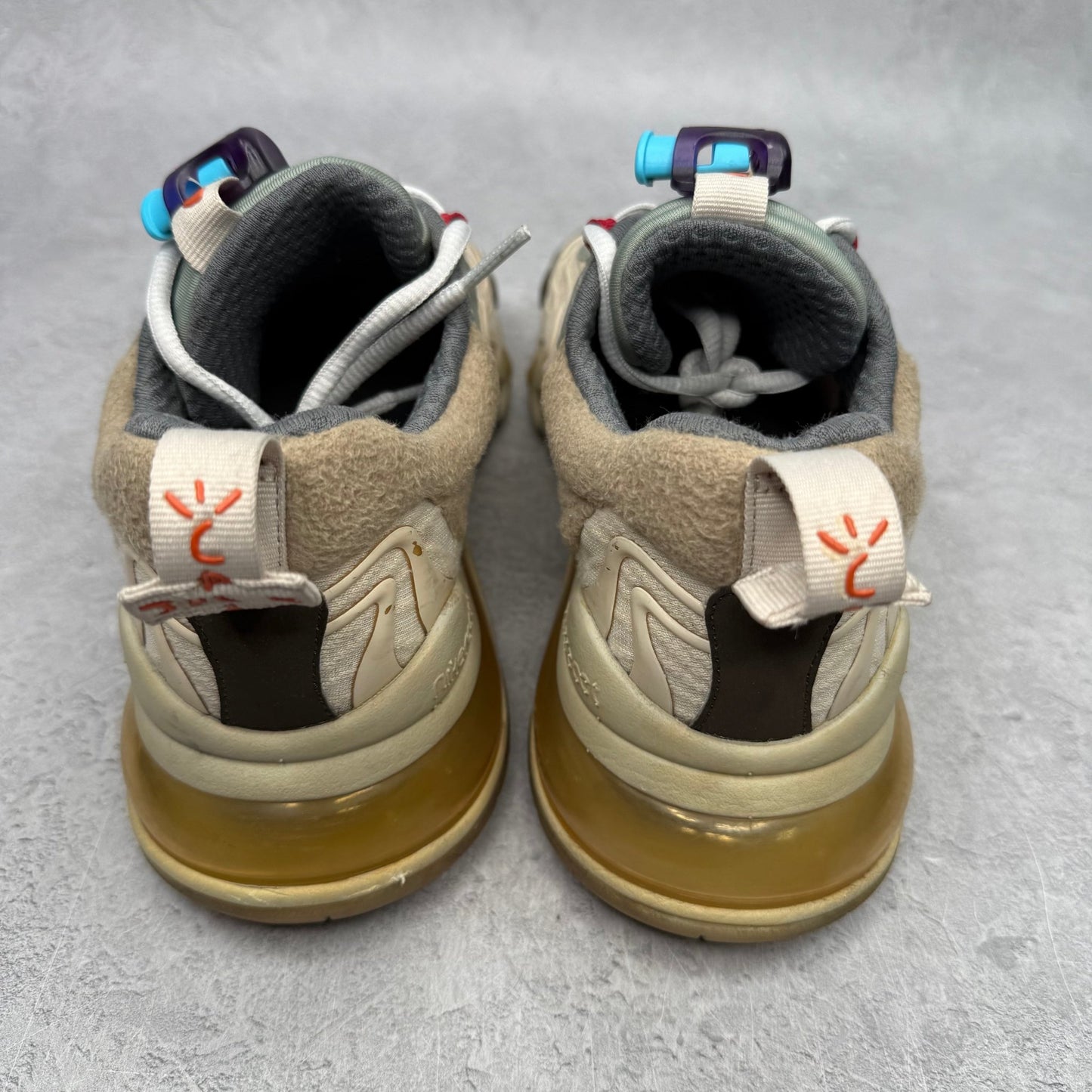 Nike Air Max 270 React ENG Travis Scott Cactus Trails *pre - owned* SIZE 8 - Kicks Collective PA - Nike - CT2864-200 - Men's Shoes - 8M/9.5W - Pre - Owned - No Box