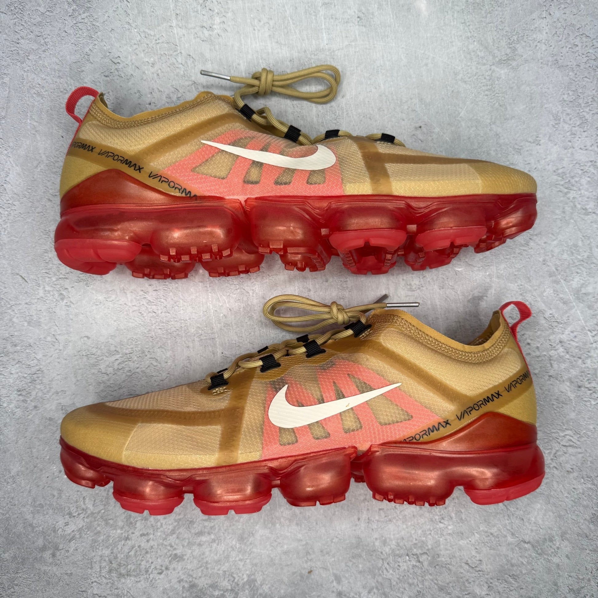 Nike Air VaporMax 2019 Club Gold Ember Glow *pre - owned* SIZE 12 - Kicks Collective PA - Nike - AR6631-701 - Men's Shoes - 12M/13.5W - Pre - Owned - No Box