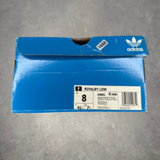 adidas Rivalry Low Core Black White Stripes  *pre-owned* SIZE 8M