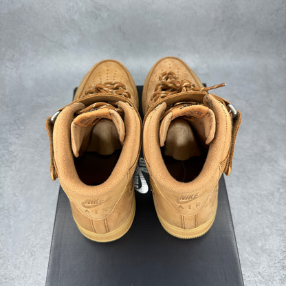 Nike Air Force 1 Mid '07 Flax *pre-owned* SIZE 9