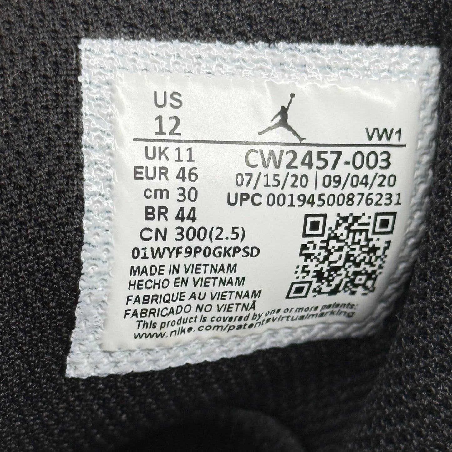 Jordan One Take 2 Wolf Grey Aurora Green *pre - owned* SIZE 12 - Kicks Collective PA - Jordan - CW2457-003 - Men's Shoes - 12M/13.5W - Pre - Owned - No Box