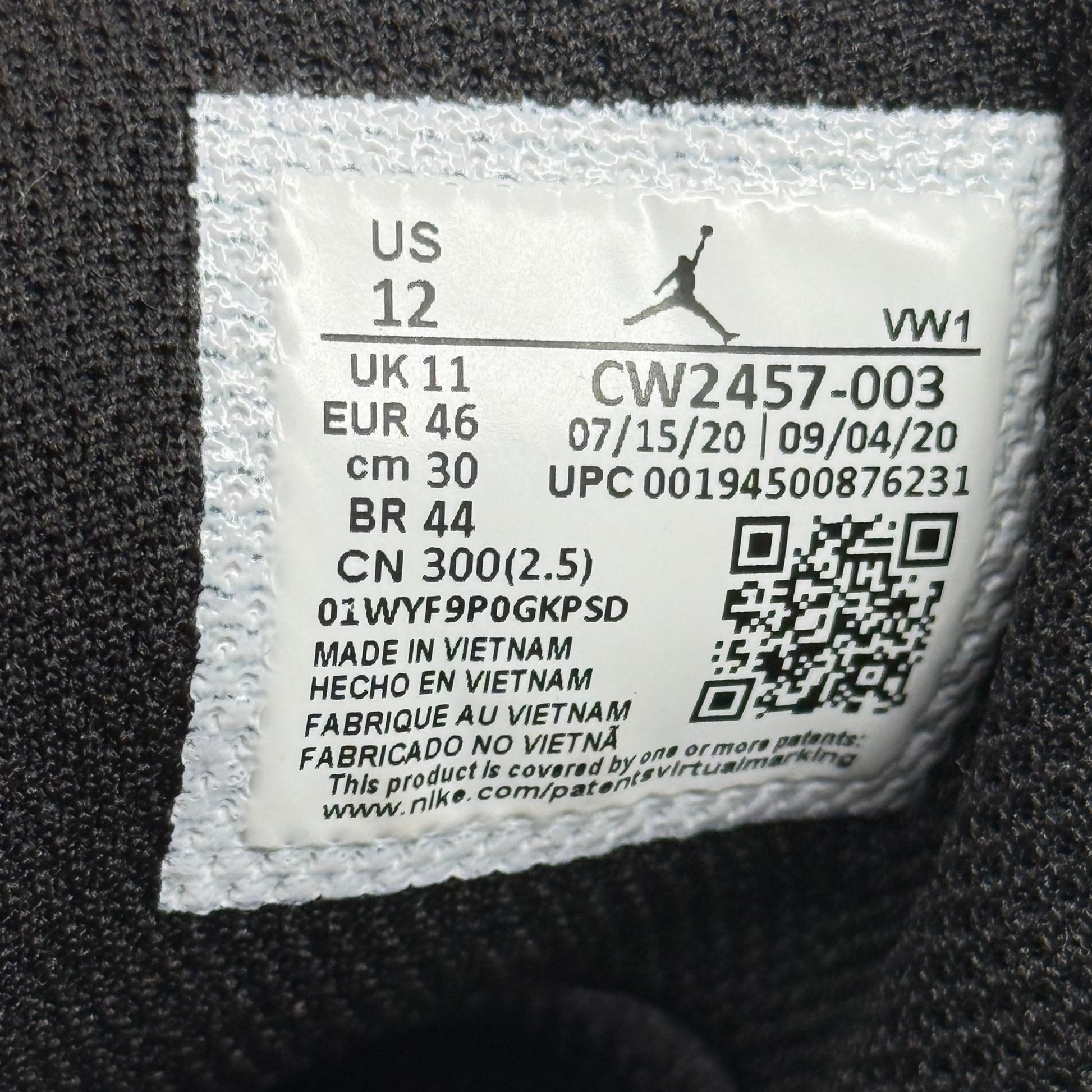 Jordan One Take 2 Wolf Grey Aurora Green *pre - owned* SIZE 12 - Kicks Collective PA - Jordan - CW2457-003 - Men's Shoes - 12M/13.5W - Pre - Owned - No Box